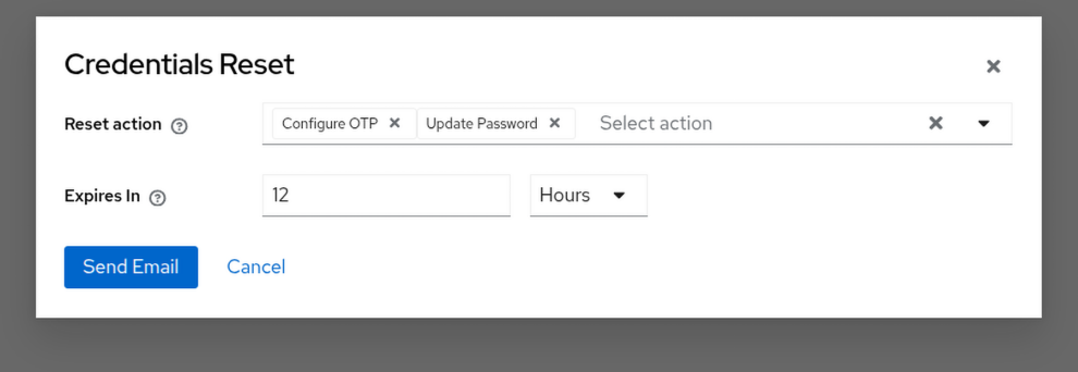 Zugang zurücksetzen und Einladungs-E-Mail verschicken